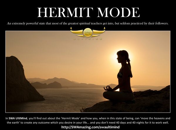 SWA UltiMind Hermit Mode Poster Silhouette