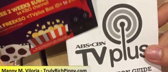 Unboxing of TV Plus