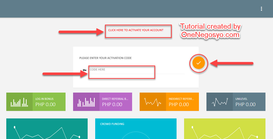 Step 10 - Activation Code entry