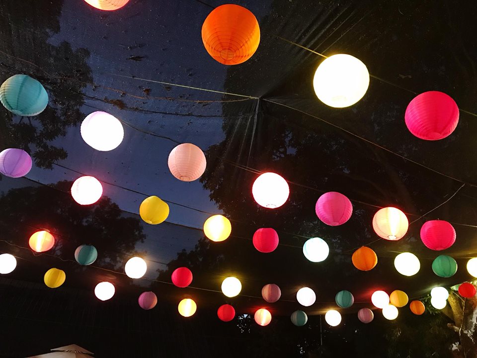 Colorful paper lanterns